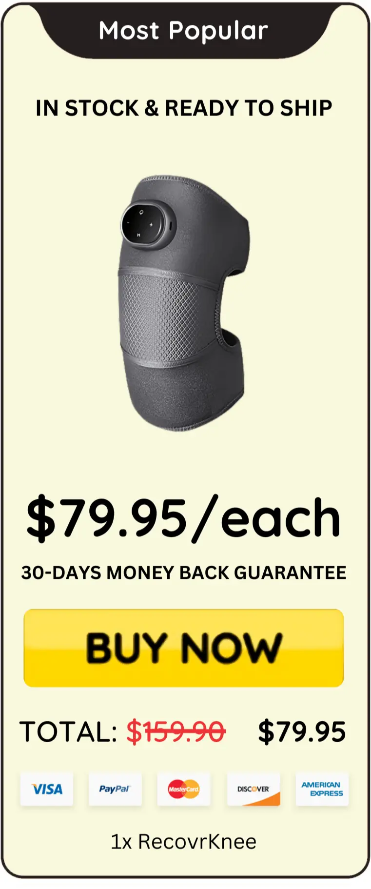 RecovrKnee offer price